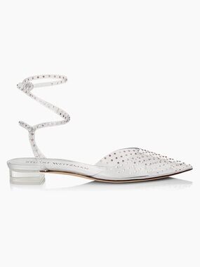 Stuart Weitzman Glam Wrap Flats